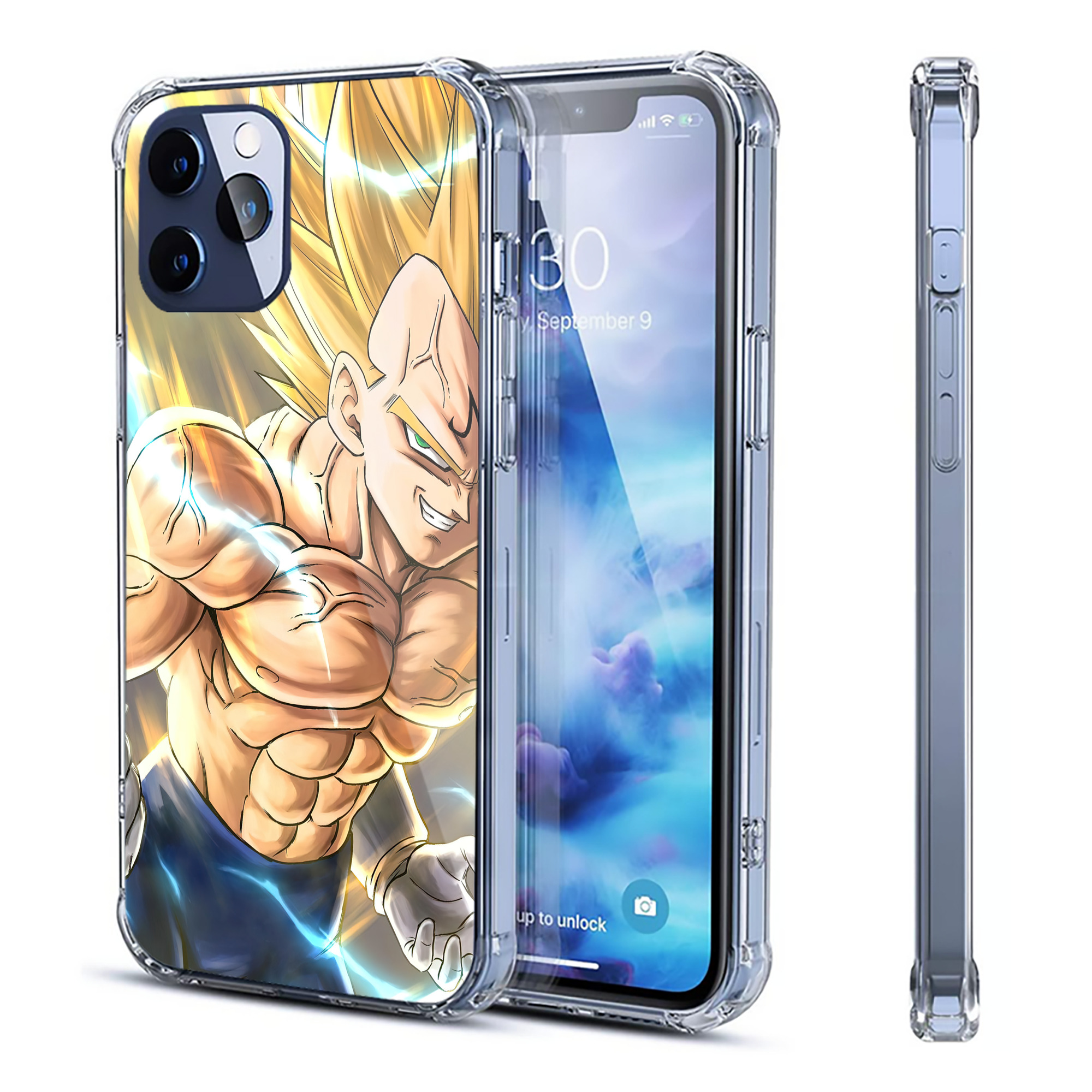 （画像用） ドラゴンボール DRAGON BALL 【iPhone 12シリーズ対応】透明スマホケース（クリアソフトケース）